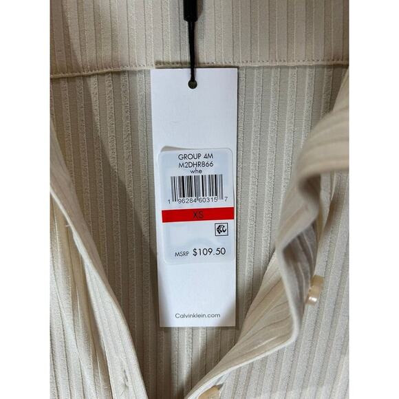 NWT Calvin Klein Shirt Overall Dress-S - Picture 2 of 3